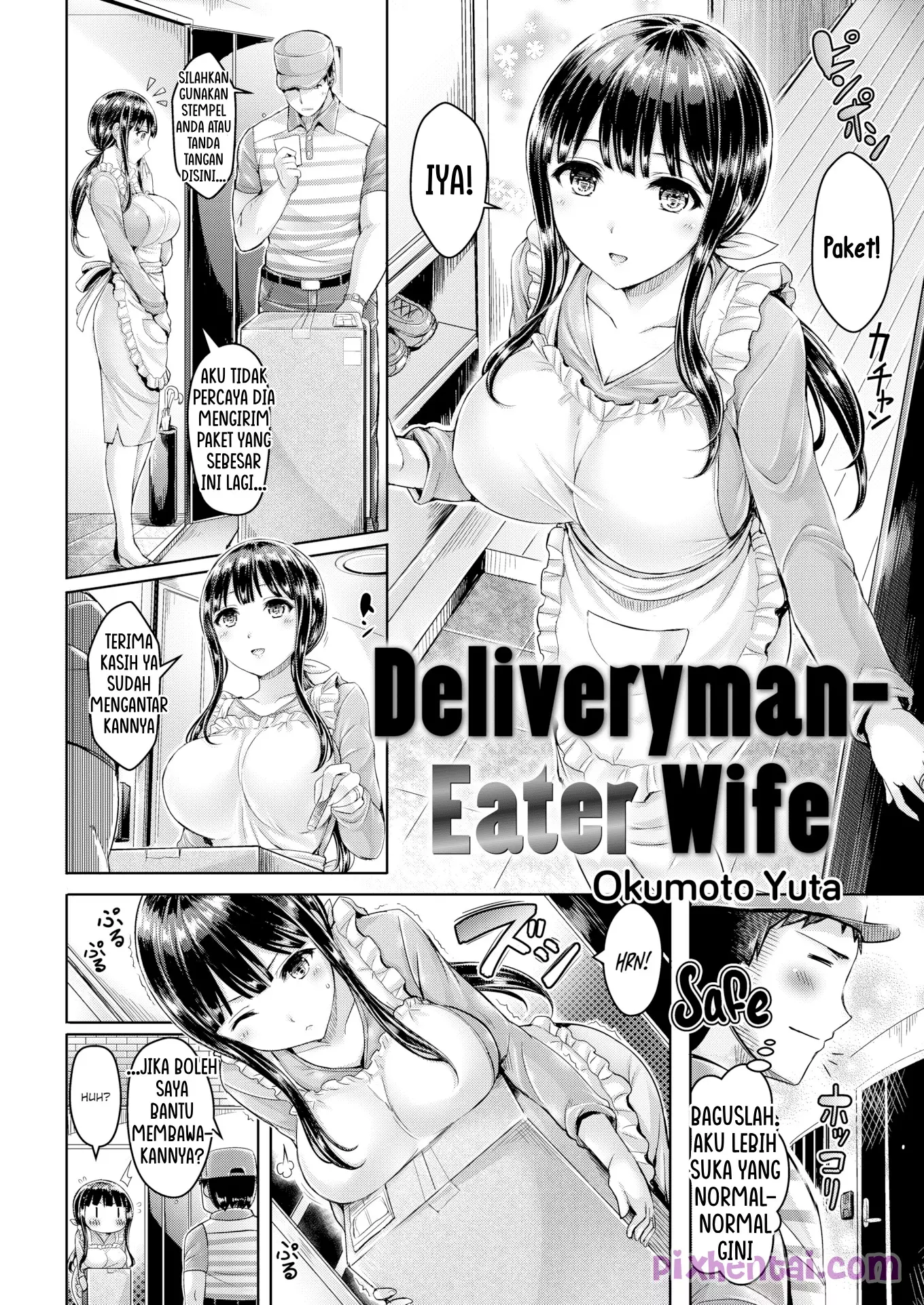 Komik hentai xxx manga sex bokep Pink Wife Complex : Deliveryman-Eater Wife 2